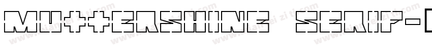 MutterShine Serif字体转换